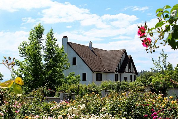 Casa con giardino