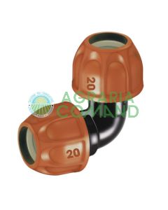 Raccordo Claber a gomito 90322 per tubo da 20 mm