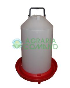 Abbeveratoio in plastica a sifone per polli Efes 15 lt.