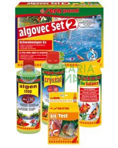 SERA POND ALGOVEC SET 2 CONTRO LE ALGHE IN SOSPENSIONE
