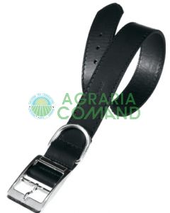 COLLARE cane PELLE NATURAL 53 cm NERO