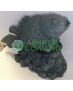 Statua pesce rosso