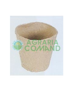 Vasetto in fibra di torba 8 cm. 12 pezzi
