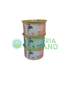 Schesir SILVER umido COMPLETO gatti + 11 anni 70 gr