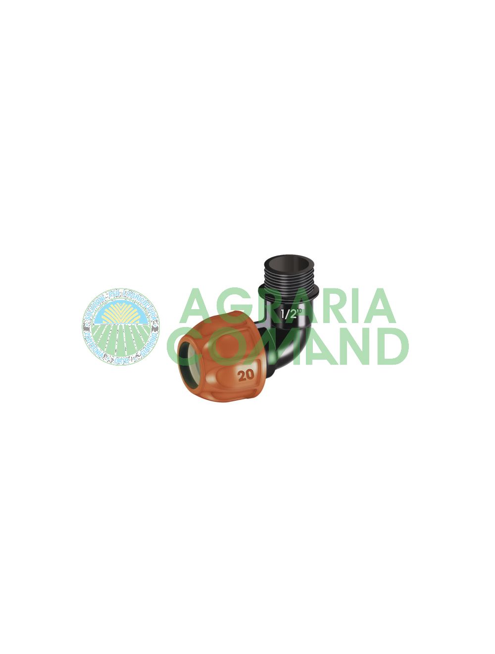 Claber raccordo a gomito 90324