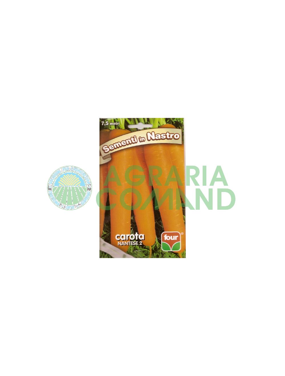 Carota nantese in nastro