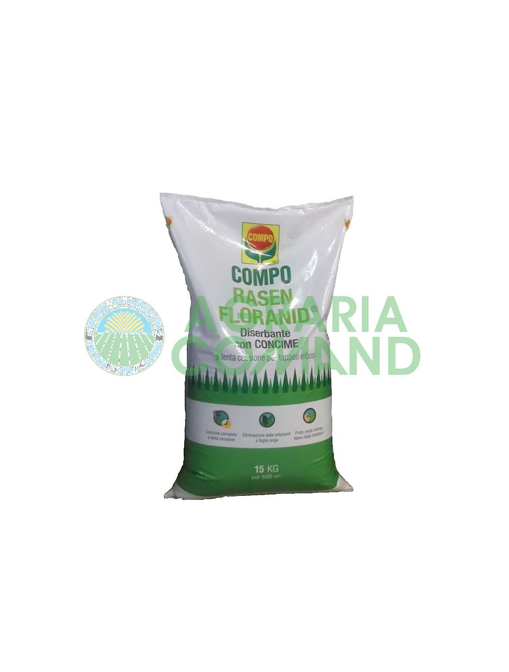 Compo concime con diserbante 15 kg