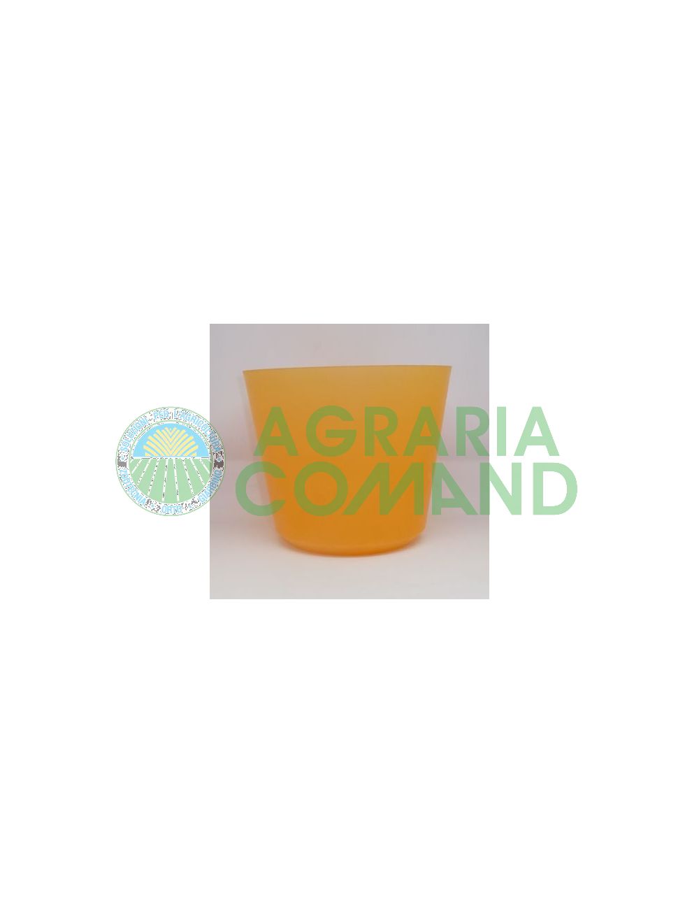 Coprivaso arancione trasparente
