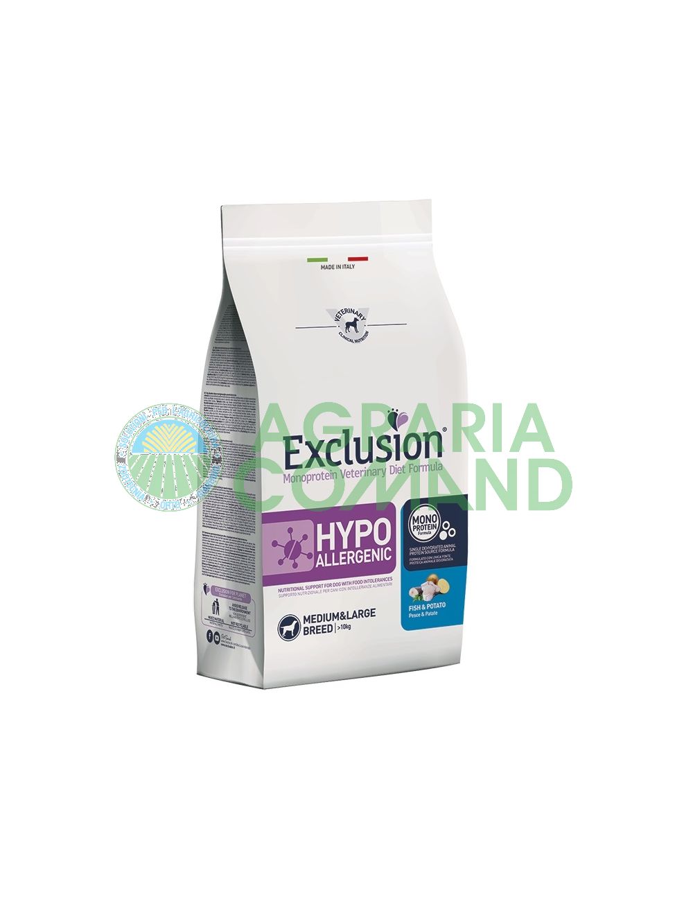 Exclusion Fish and potato