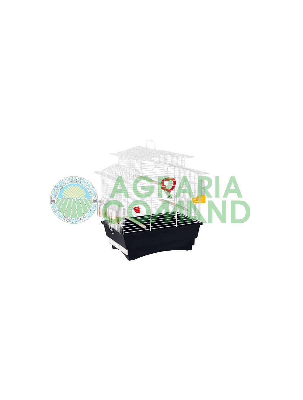 Gabbia_Pagoda_bianca_Ferplast 47 x 29,5 x 50 cm
