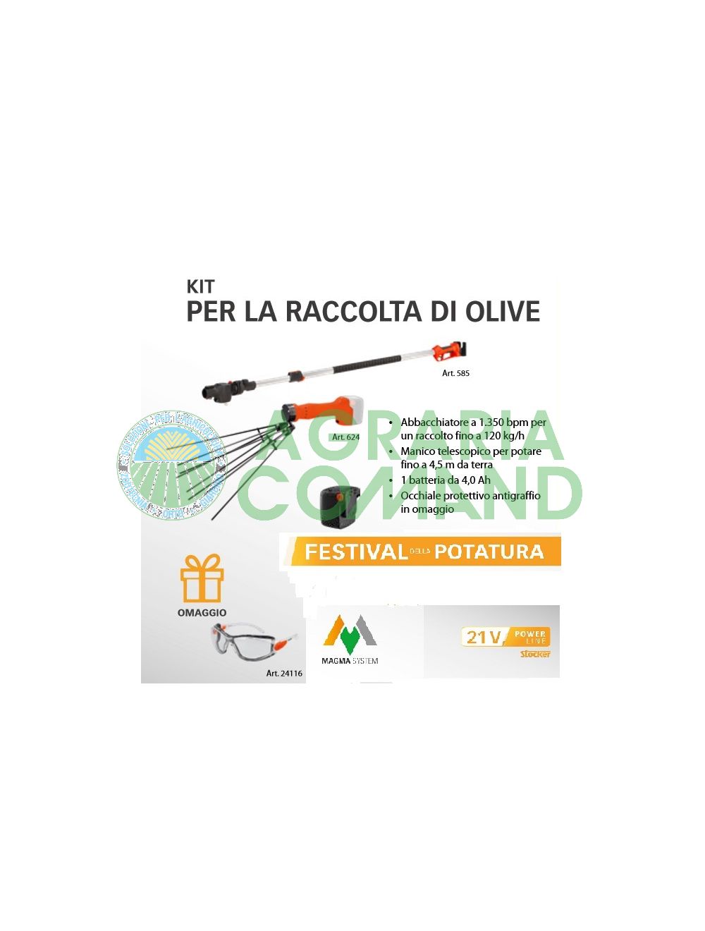 Kit raccolta olive Stocker