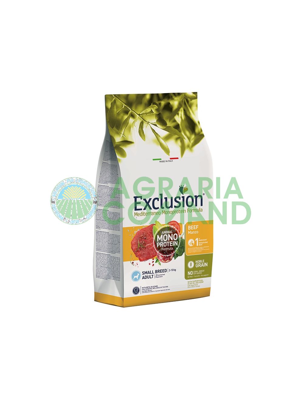 Exclusion mediterraneo Adult Manzo small