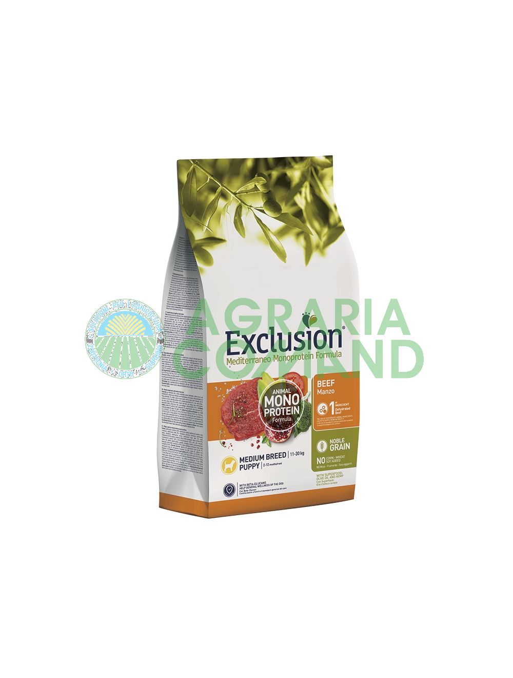 Exclusion Mediterraneo puppy manzo medium