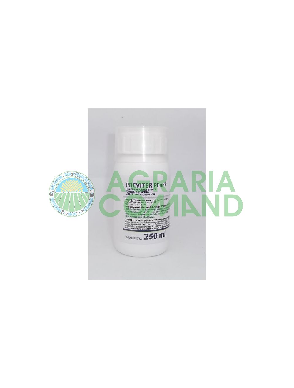 Previter fungicida 250 ml.