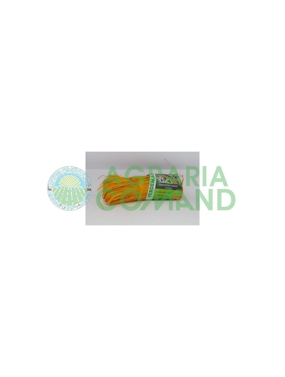 Rafia naturale colorata giallo