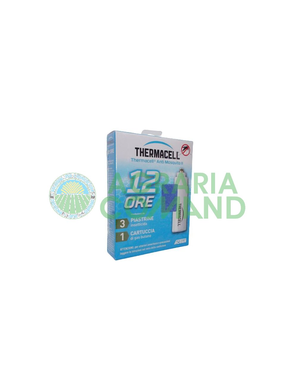 Thermacell 3 piastrine 1 cartuccia gas