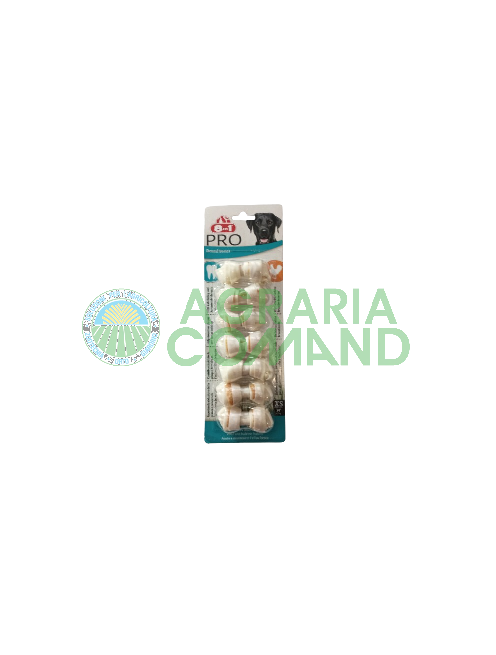 Confezione di snack per cani 8in1 Pro Dental Bone (Piccole) Confezione di snack per cani 8in1 Pro Dental Bone (Piccole)