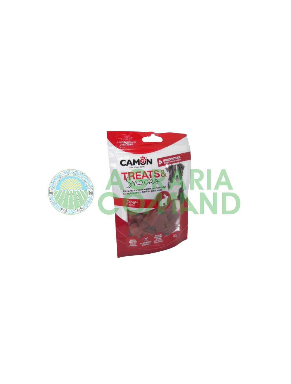 Confezione snack con coniglio Camon