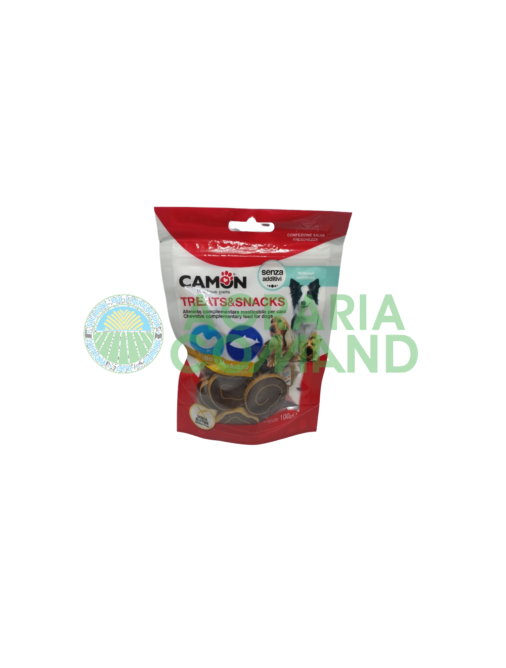 Confezione snack per cani Camon Treats & Snacks Pollo e Merluzzo Confezione snack per cani Camon Treats & Snacks Pollo e Merluzzo