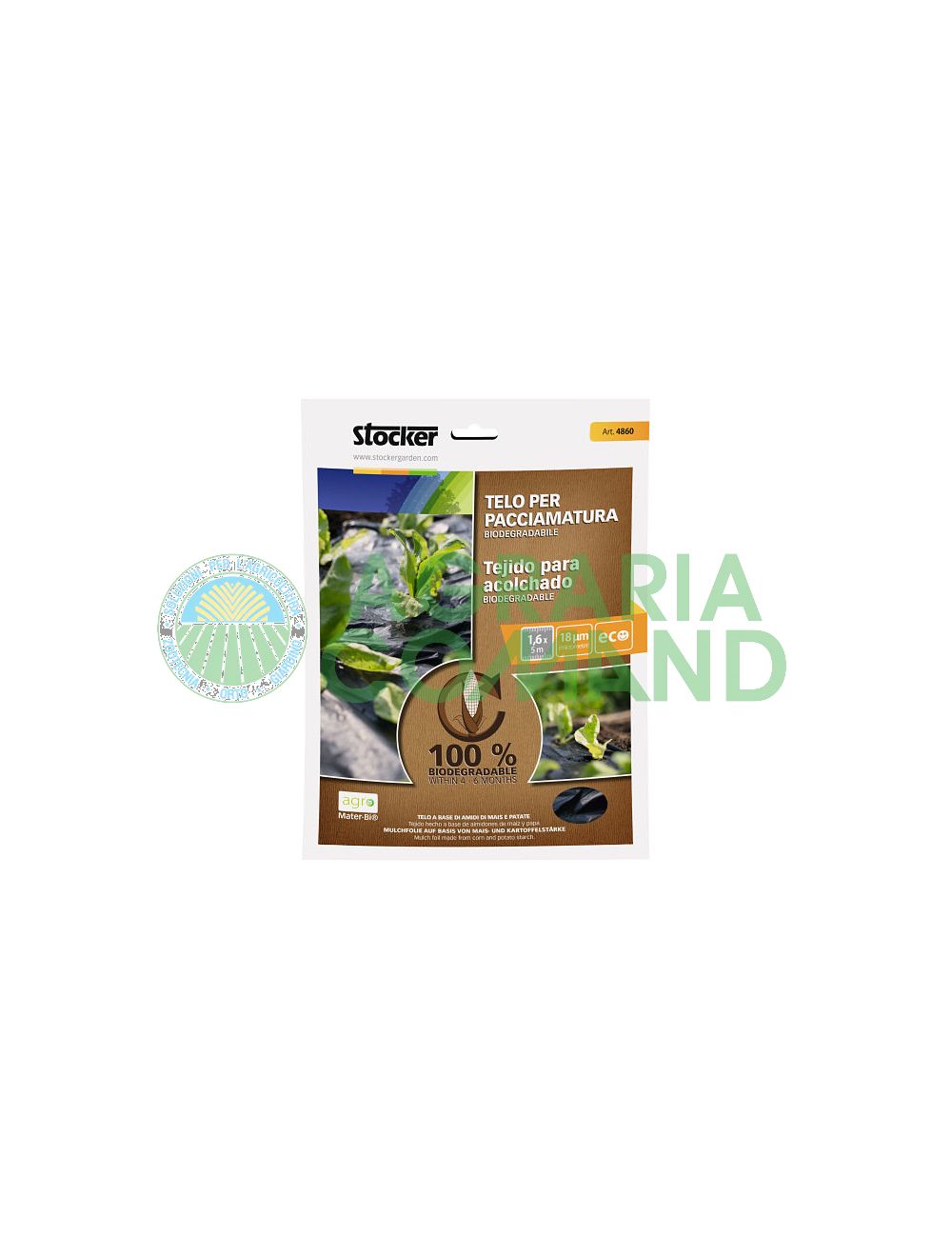 Telo per pacciamatura biodegradabile