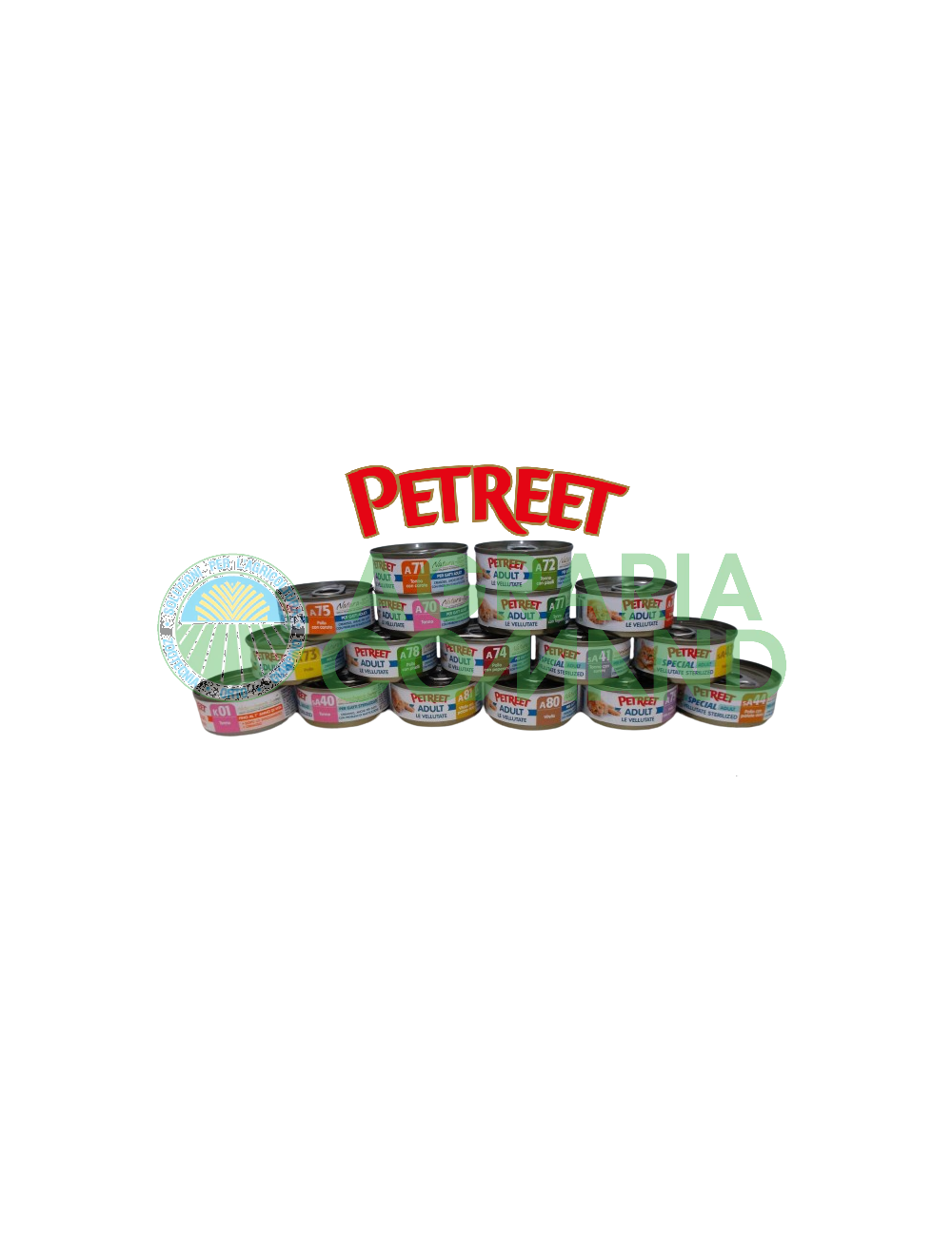 Alimento umido vellutate Petreet gatto