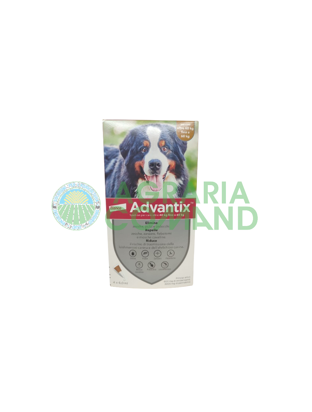 Advantix cane 4 pipette cani fino 60 kg Advantix cane 4 pipette cani fino 60 kg