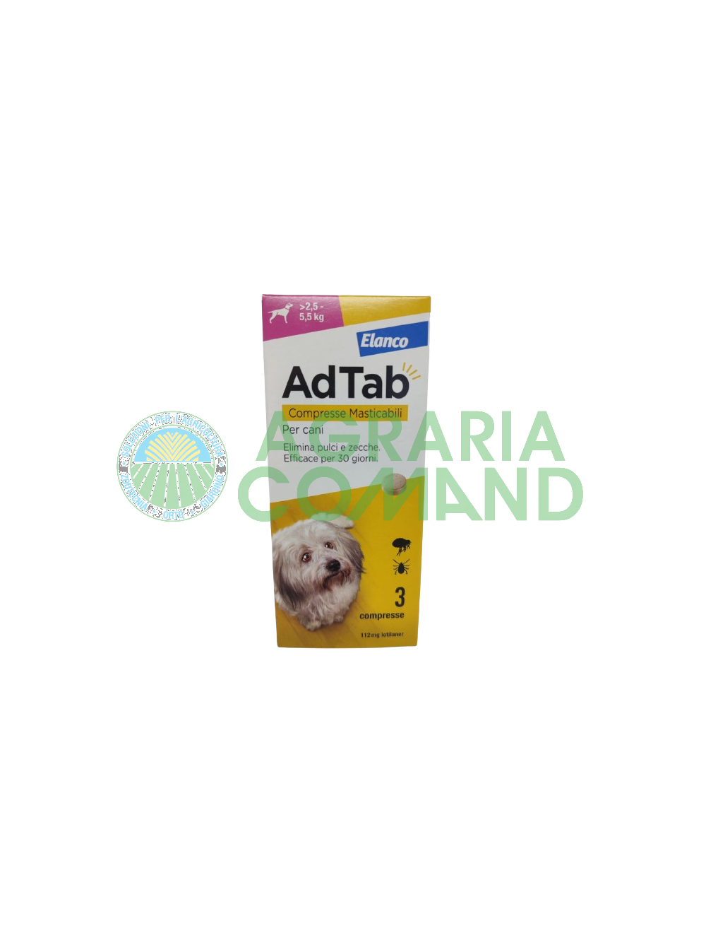 adtab 2.5-5.5 pastiglie masticabili