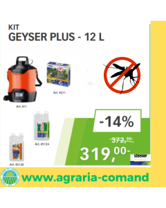 kit Gesyser plus 12 L zanzare sop stocker