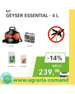 KIT Geyser Essential 4L stocker - moustiques