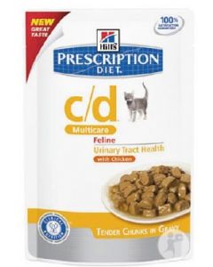 HILL'S PRESCRIPTION DIET C/D FELINE BUSTINE UMIDO GR.85