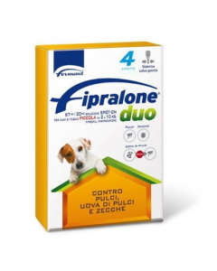 FIPRALONE DUO Formevet per cani piccola taglia da 2 a 10 kg.