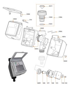 Esploso ricambi programmatore 8497 Claber
