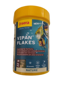 Confezione di mangime Sera Vipan Flakes da 22 g.