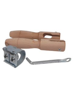 Kit manici in legno e anello per manico porta falce