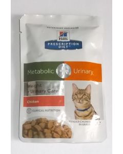 Hill's Diet Feline Metabolic + Urinary  umido 12 x 85 gr.
