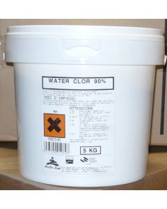 WATER CLOR 90% tricloro gran.lenta diss. kg.5