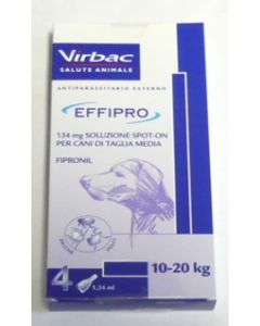 EFFIPRO SPOT ON  10- 20 KG.  4 PIPETTE