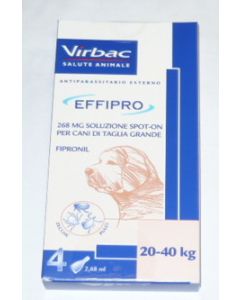 EFFIPRO SPOT ON  20- 40 KG.  4 PIPETTE