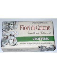 SAPONE VEGETALE AI FIORI DI COTONE GR.150