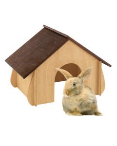 Casetta per conigli in legno Maxi