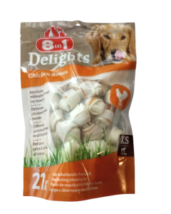 Confezione di snack per cani 8 in 1 Delights (xs) pz.21