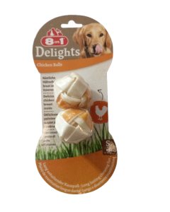 Confezione di snack per cani  8in1 Delights Chicken Balls (Piccole)