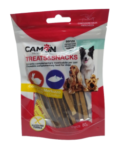 Confezione snack per cani Camon Treats & Snacks Coniglio e Merluzzo