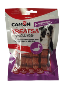 Confezione di snack per cani Camon Treats & Snacks all'Anatra