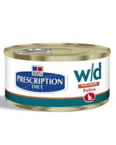 HILL' PRESCRIPTION DIET FELINE W/D UMIDO LATTINA  GR.156 pezzetti