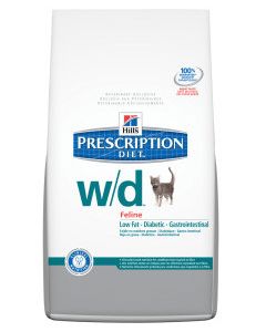 HILL'S PRESCRIPTION DIET Gatto W/D Crocchette 300 gr.