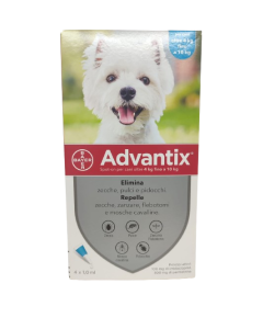 Advantix spot on fino a 10 kg cane