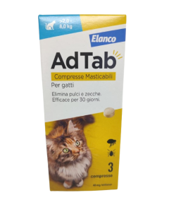 ADTAB gatti 2-8 kg - Pastiglie masticabili