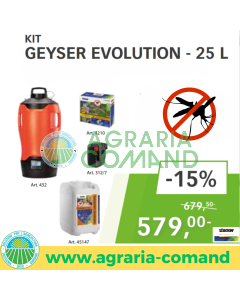 kit geyser evolution 25 L Stocker zanzara stop kit geyser evolution 25 L Stocker zanzara stop