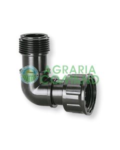 Raccordo a gomito claber 90807